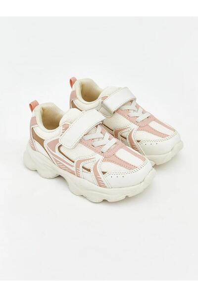 LC Waikiki Lace and Velcro Baby Girl Sneakers (S6)