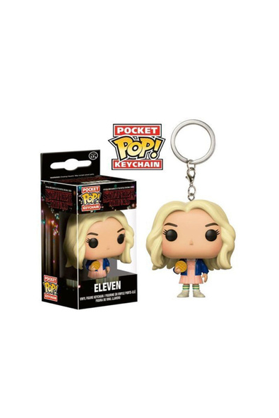 HALAMODO بوب! مسلسل سترينجر ثينغز - سلسلة مفاتيح إليفن، مجسم فينيل صغير، 5×7....