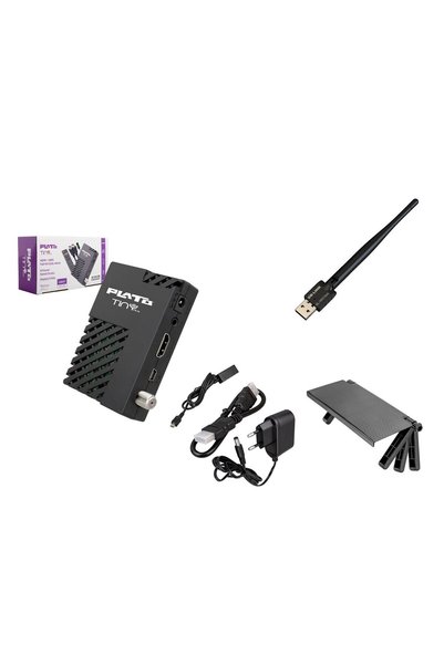 Allians Tiny Plus Wifi TV Üstü Standlı, 8000 Kanal Hafızalı HD Uydu Alıcısı