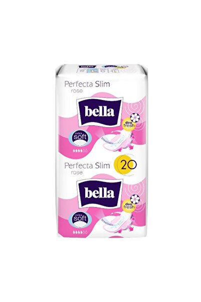 Bella Set 4 x 20 Absorbante Perfecta Slim Rose Extra Soft Deo