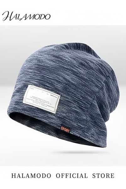 HALAMODO Beanie Hats Warm Winter Hats Sleeping Cap Reversible Windproof Hat Daily Skull Cap Fashion Padded Ha