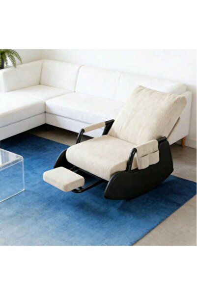 Mtanvxay Living Room Chair Adjustable High-Back Rocking Chair with Footrest S...
