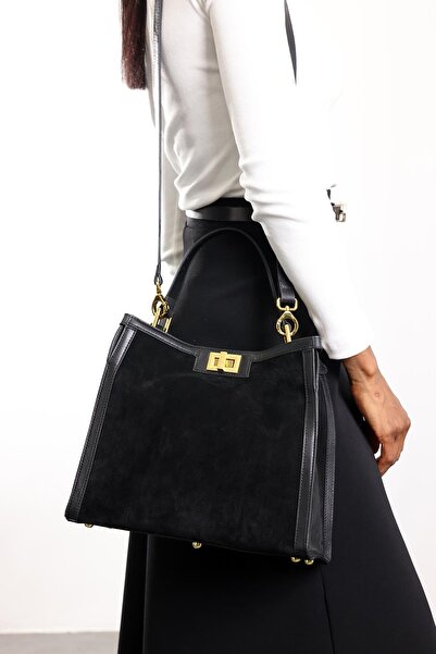 5in1Canpolat حقيبة موناكو سوداء 7984