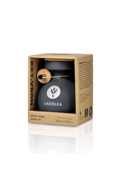 Ladolea Olivieră din Ceramică 200 ml – Ulei de măsline extravirgin Megaritiki