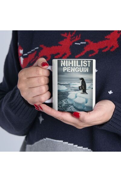 sıradışıhediyem Nihilist Penguin Mug Cup