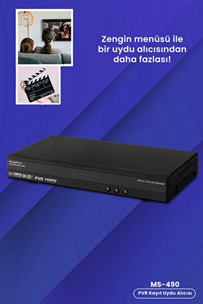 Allians HDMI ve Scart ile uyumlu PVR uydu alıcısı, yüksek görüntü ve ses kali...