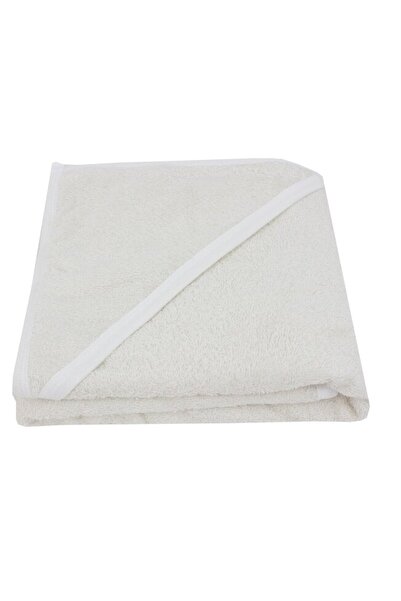 PRICHINDEL Hooded Towel for Embroidery, Cotton, Cream, 80 x 100 cm