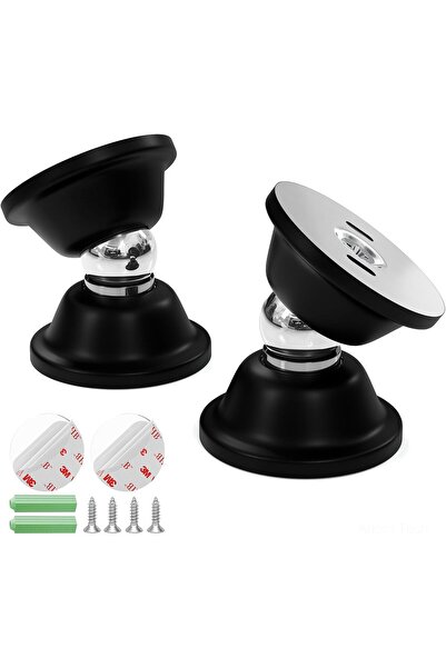 Arabest مانع باب مغناطيسي لتثبيت الباب وإيقافه بأمان، سهل التركيب، تصميم غير ...