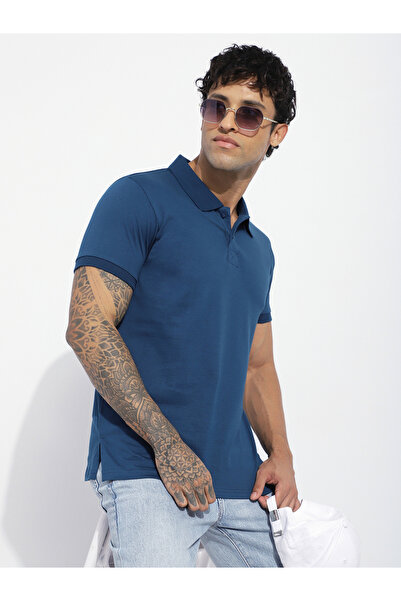 Dillinger By Styli Men Regular Fit Short Sleeve Solid Polo