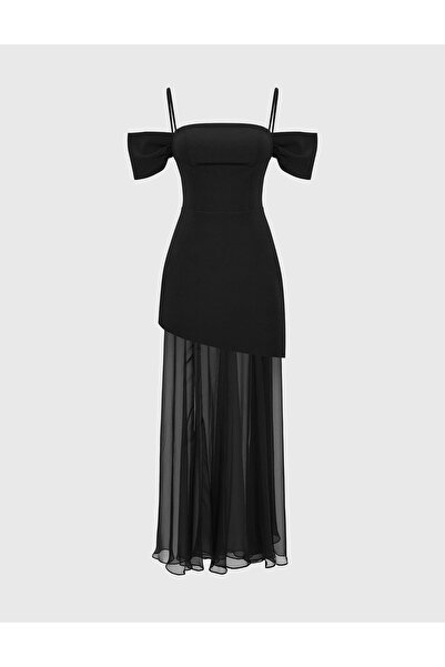İLVİ Lisse Black Women's Dress