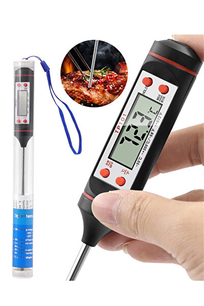 Soillium Dijital Gıda Termometresi Sıvı Gıda Et Su Süt Yiyecek Sıcaklık Ölçer...