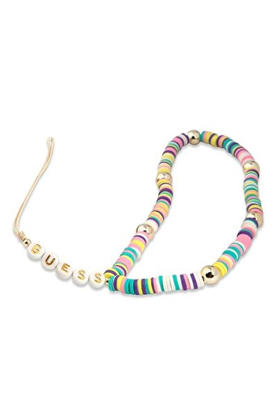 Guess Heishi Beads Multicolor Phone Strap Charm for All Cases
