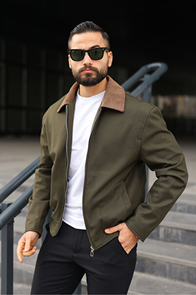 BASEL.CO Velvet Collared Trucker Model Jacket