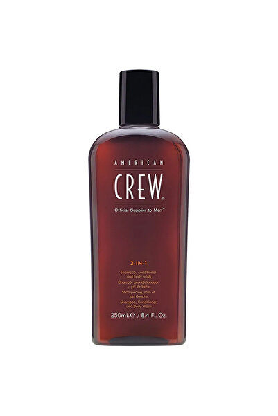 American Crew , 3-In-1, Hair Shampoo, Conditioner & Shower Gel 3-In-1, For Hy...