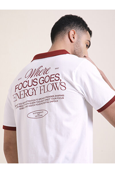 Difference of Opinion By Styli Men Relaxed Fit Printed Polo