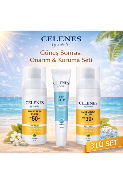 celenes by sweden Güneş Sonrası Onarım & Koruma Seti
