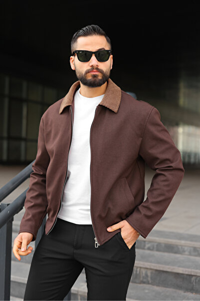 BASEL.CO Velvet Collared Trucker Model Jacket