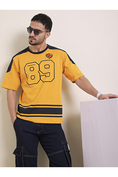 Difference of Opinion By Styli Men Oversized Short Sleeve Printed T-Shirt