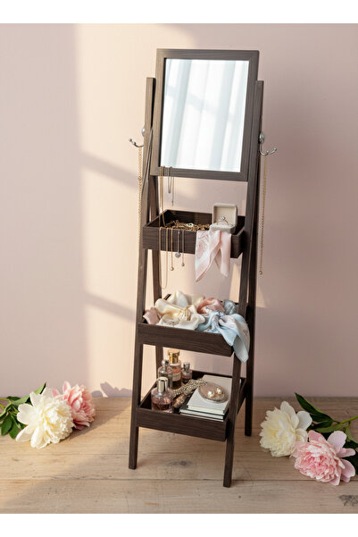 Living Mirror with Integrated Storage Unit in a Modern and Elegant Design