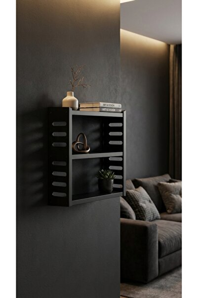 ÇARDAK METAL Endüstriyel Metal Duvar Rafı 3 Katlı Ayarlanabilir Raf Sistemi