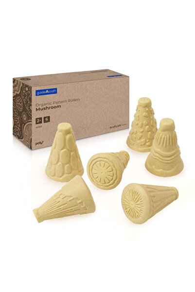 Guidecraft Role texturate pentru stampilat, Guidecraft, copii varsta 2-7 ani