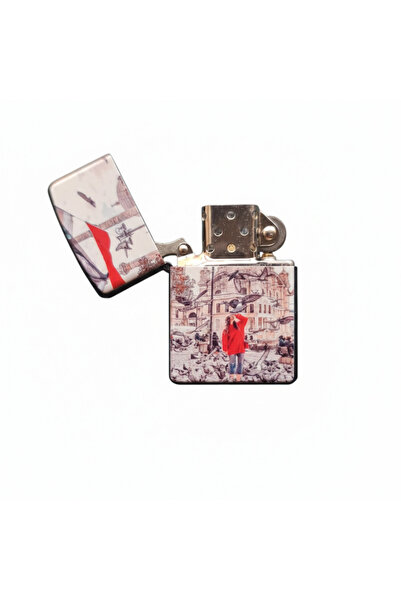 Otto Common Classic Metal Windproof Lighter - Zippo Style & Refillable 97