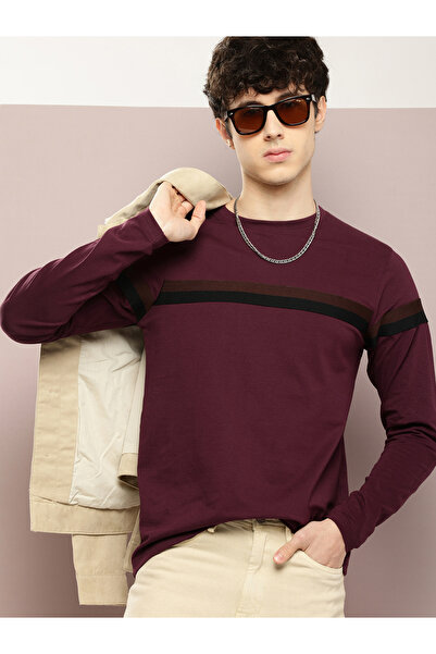 Dillinger By Styli تيشيرت رجالي بأكمام طويلة وقصة عادية