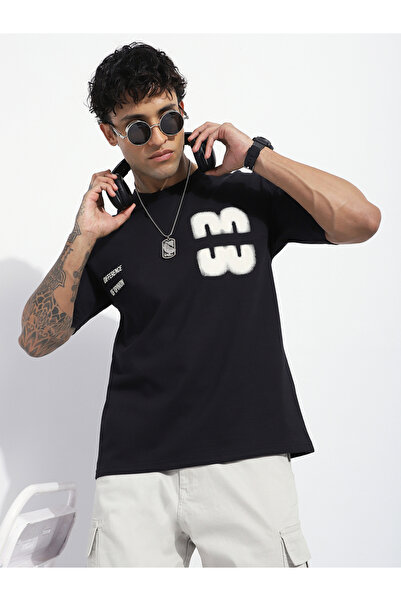 Difference of Opinion By Styli Men Oversized Short Sleeve Printed T-Shirt