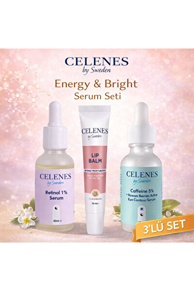celenes by sweden Energy & Bright Skin Serum Seti