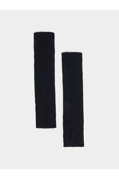 Styli Knitted Ribbed Leg Warmer Socks