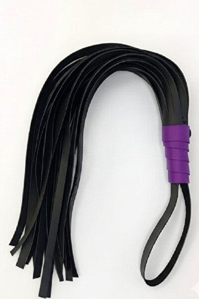 Candy women Mor Kalın Deri Fantazi Kırbaç Aksesuar Kostüm