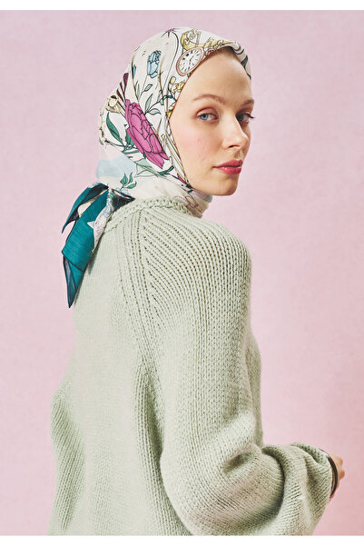 Fresh وشاح من الفيسكون بتصميم ONCE UPON A LOVE DESEN FLOŞ بلون الليلك دريم