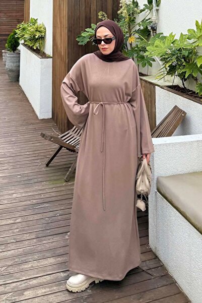 lamelif Two-Thread Dress Soft Brown