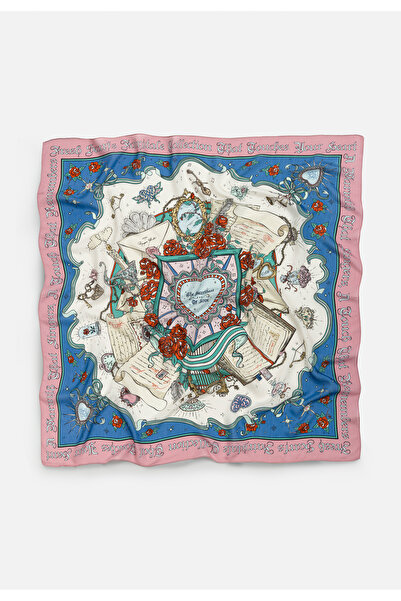 Freshscarfs Η ΠΕΝΤΑΓΩΝΗ ΚΑΙ ΤΟ ΤΕΡΑΣΤΙΟ ΣΧΕΔΙΑΣΜΕΝΟ ΦΟΥΛΑΡΙ ΒΙΣΚΟΝΗΣ ΝΥΧΤΙΚΟ ΡΟΖ