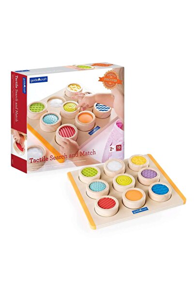 Guidecraft Cauta si potriveste, joc tactil de asociere, Guidecraft, copii var...