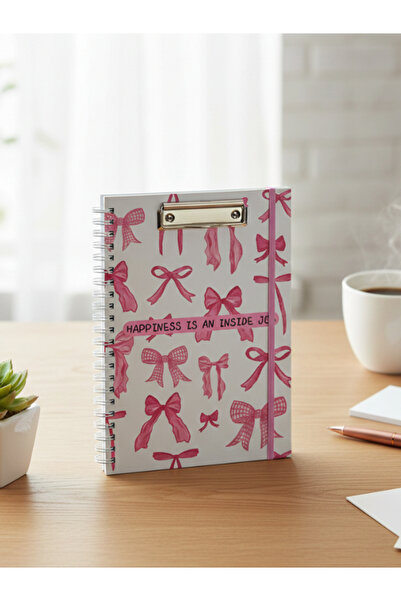Bam A4 Lined Notebook with Secretarial Mechanism
