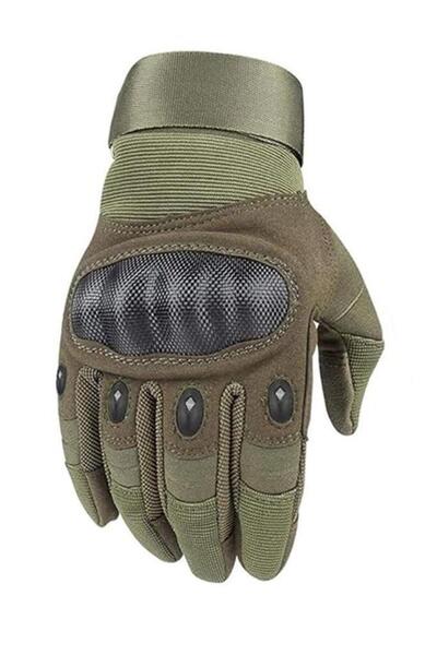 SINGLE SWORD Destekli Tam Parmak Dokunmatik Taktik motosiklet Eldiveni Nubuk ...