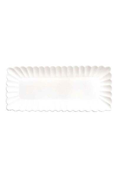 Generic Easy Life Microwave and Dishwasher Safe Porcelain Serving Platter Whi...