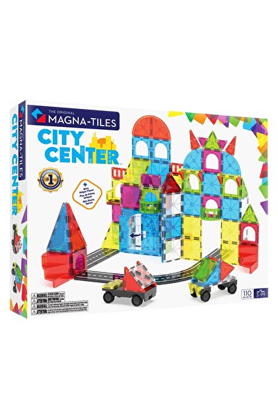 Magna Tiles MAGNA-TILES Κέντρο Πόλης, 110 τεμάχια, παιδιά ηλικίας 3-9 ετών