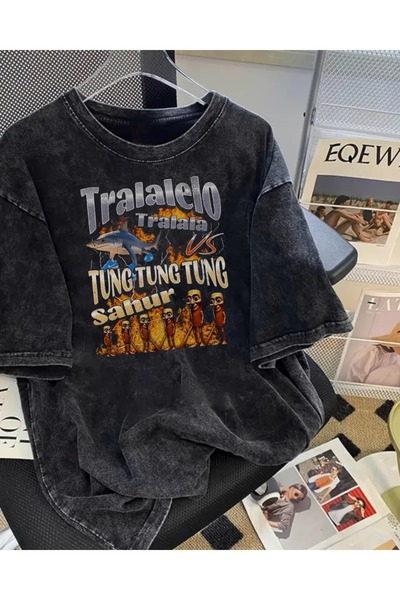 Le Savu تي شيرت تونغ تونغ تونغ ساهور ضد ترالالرو ترالالو مطبوع للجنسين قصة فض...