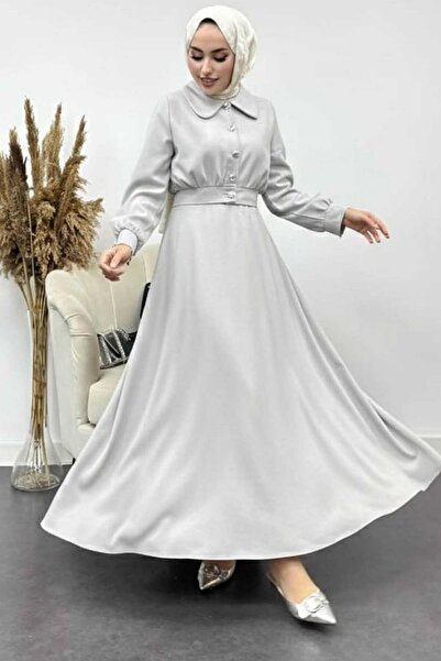 Tesettür Diyarı Women's Nadide Sofia Linen Skirt Suit