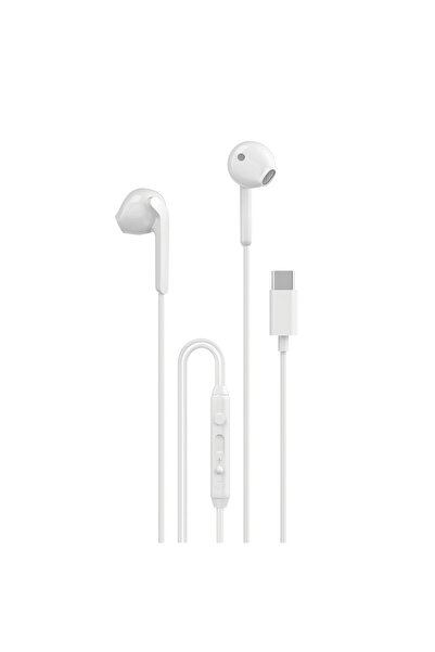 DUDAO X3C In-ear Headphones with Mic, USB-C, 1.2m Cable, White