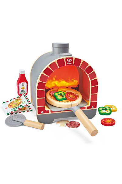 Hape Jucarie din lemn - Cuptor pizza, copii varsta 3 ani+,6 ani+