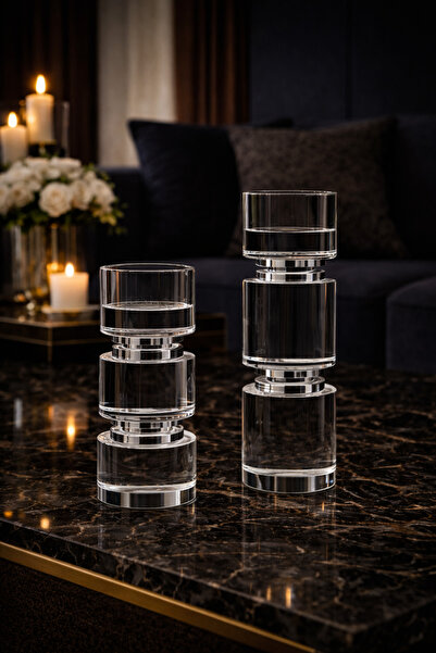 BELİZ HOME 2'Lİ SİLİNDİR KATLI ŞAMDAN