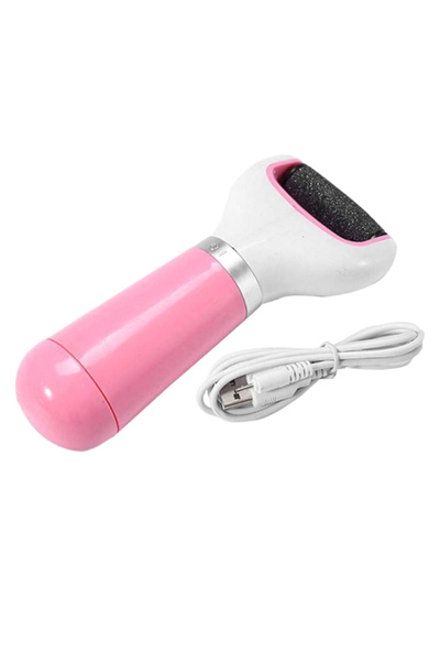 HALAMODO Rechargeable Dead Skin And Callus Remover With Cable Pink/White