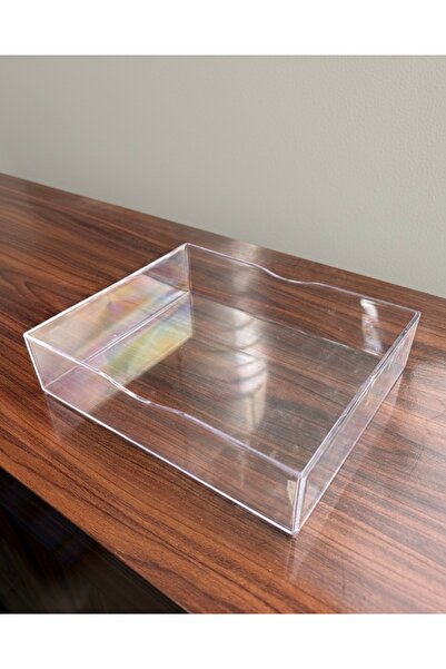 KoreHome Şeffaf Akrilik Çok Amaçlı Düzenleyici Şeffaf Kristal Kutu