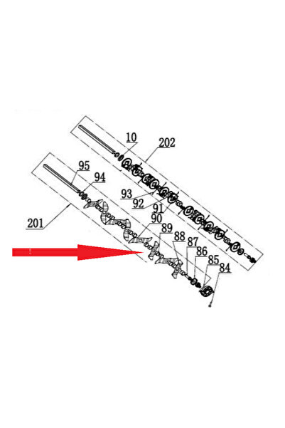GDM Tambur aerator RURIS PSRXE888-1-201, pentru scarificatorul electric Ruris...
