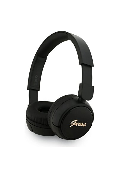 Guess Metal Logo Bluetooth 5.3 Over-Ear Headphones, 30h, Black