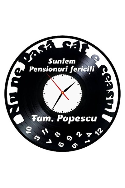 OEM Customizable Wall Clock, Theme 'Happy Pensioners', Memorable Gift for Ret...
