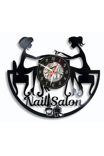 OEM Wall Clock for Manicure Salon – Ideal for Manicure Salon, Unique Design